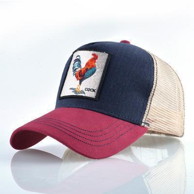 COCK Embroidery Cap-CAP-URBANYOO