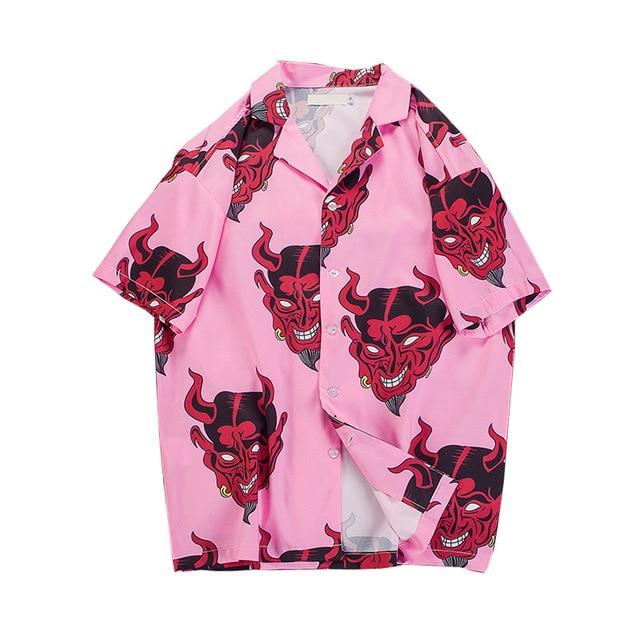 DEVIL FACE Shirt-Shirt-URBANYOO