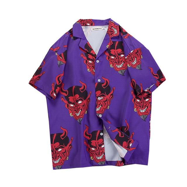 DEVIL FACE Shirt-Shirt-URBANYOO