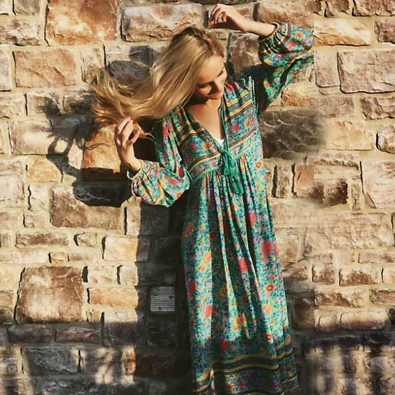 ALICIA Hippie Chic Dress-DRESSES-URBANYOO