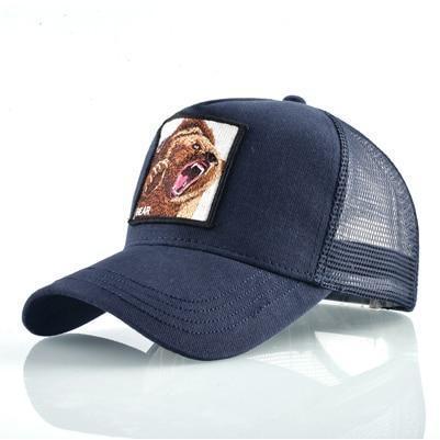 BEAR Embroidery Cap-CAP-URBANYOO