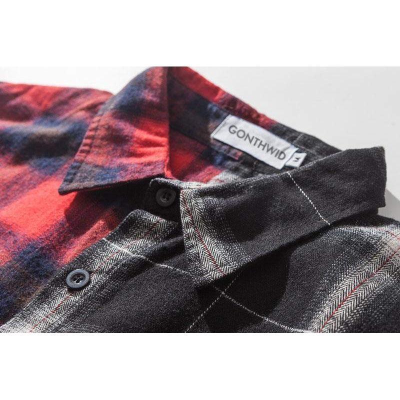 CONTRAST Flannel-Flannel-URBANYOO