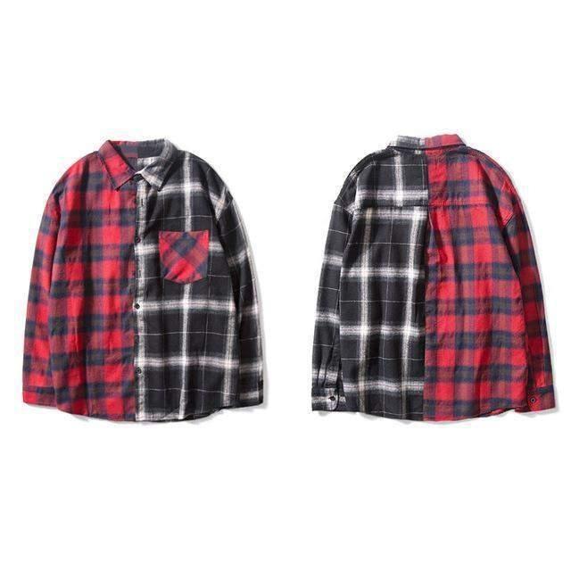 CONTRAST Flannel-Flannel-URBANYOO