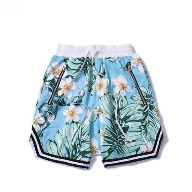 FLOWER MESH Shorts-SHORT-URBANYOO