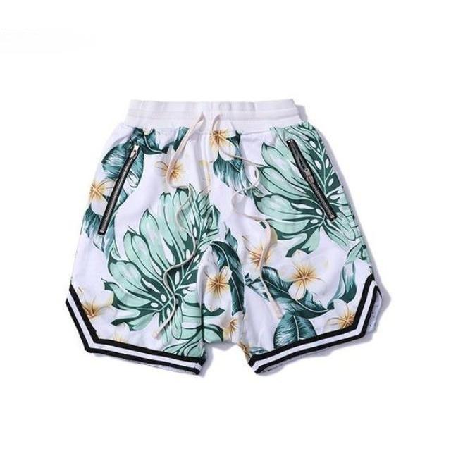 FLOWER MESH Shorts-SHORT-URBANYOO