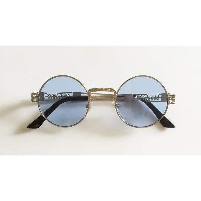 GOTHY Round Sunglasses-SUNGLASSES-URBANYOO