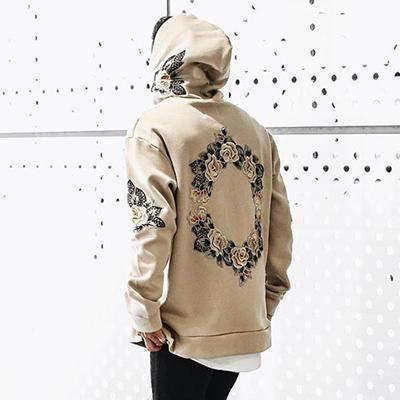 HIPSTER FLOWER Hoodie-HOODIE-URBANYOO