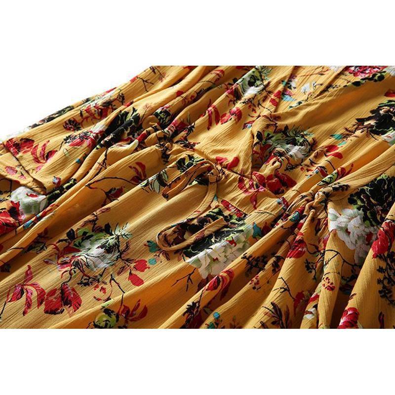 INDIRA Floral Dress-DRESSES-URBANYOO