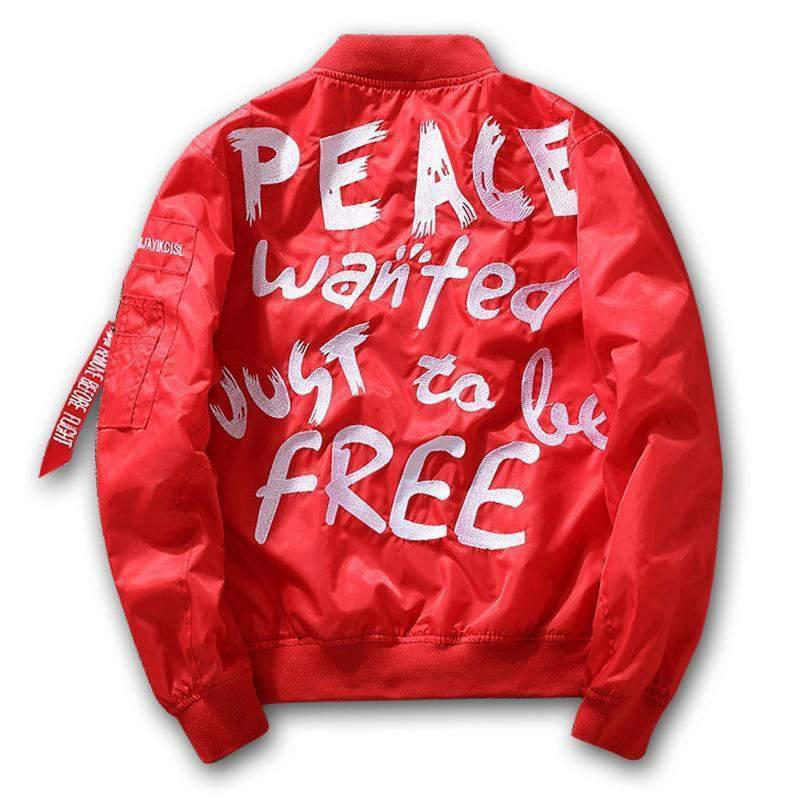 PEACE WANTED Jacket-JACKET-URBANYOO