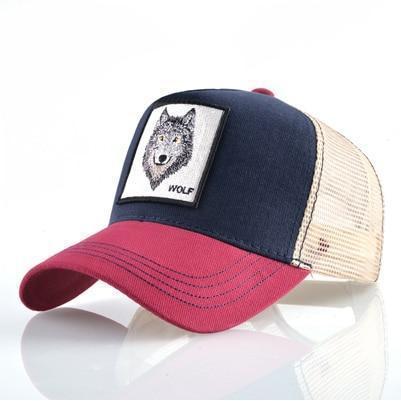 WOLF Embroidery Cap-CAP-URBANYOO